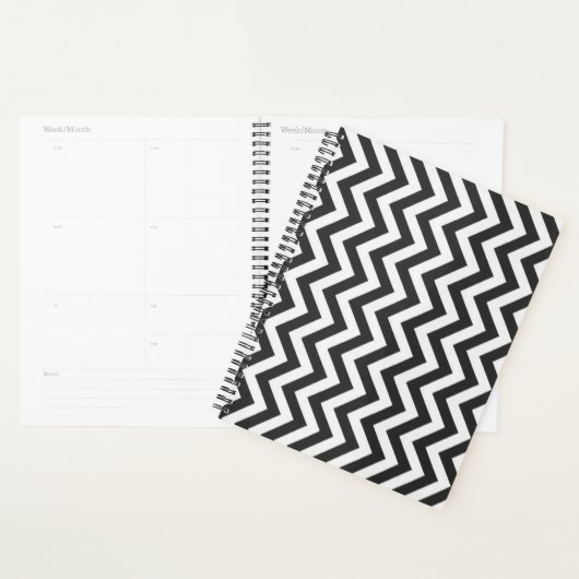 Chevron noir blanc (Devant avec enveloppe)