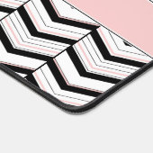 Chevron noir blanc et blanc (Coin)