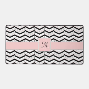 Chevron noir blanc et blanc