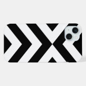 Chevron noir et blanc (Verso Horizontal)