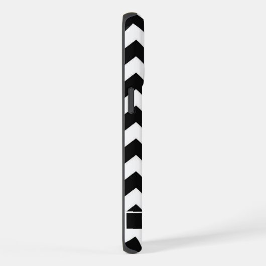 Chevron noir et blanc personnalisable (Côté droit)