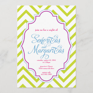 CHEVRON - nuit de filles - invitation