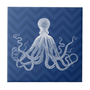 Chevron Octopus DK Tegeltje