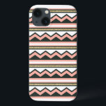 Chevron or ultra chic Samsung Galaxy Note 4 Coque<br><div class="desc">Boîtier téléphonique unique couleur or et corail,  chevron et rayé à motifs. Très chic,  branché et moderne.</div>