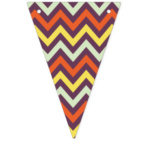 Chevron Patroon Bunting Vlaggen Vlaggetjes
