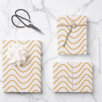 Chevron patroon geel en crème zigzag