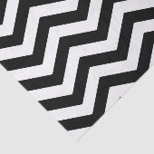 Chevron Patroon in zwart-wit Tissuepapier (Detail)