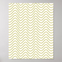 Chevron Patroon Lime Groen op Crème Wit Zigzag