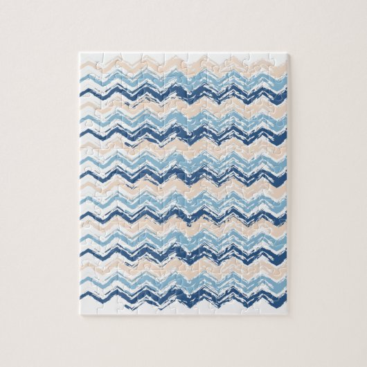 Chevron-patroon van de Stille Oceaan Legpuzzel (Verticaal)