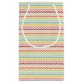 Chevron Pattern 4 Klein Cadeauzakje (Achterkant)