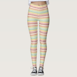 Chevron Pattern 4 Leggings