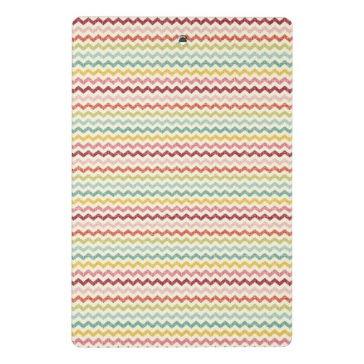 Chevron Pattern 4 Mini Klembord (Achterkant)