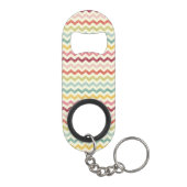 Chevron Pattern 4 Sleutelhanger Flessenopener (Achterkant)