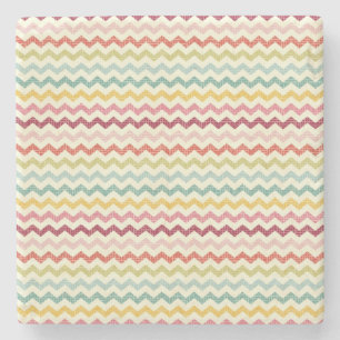 Chevron Pattern 4 Stenen Onderzetter