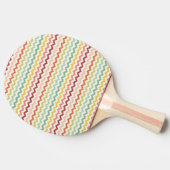 Chevron Pattern 4 Tafeltennisbatje (Zijkant)