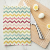Chevron Pattern 4 Theedoek (Quarter Fold)