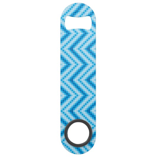Chevron Pattern Achtergrond Speed Flessenopener (Voorkant)