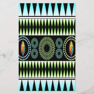 Chevron Pattern Briefpapier