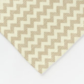 Chevron Pattern Fleece Deken (Hoek)