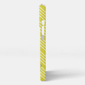 Chevron Pattern - Gray funky Script Name iPhone Hoesje (Linkerkant)