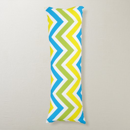 Chevron Pattern Lichaamskussen (Voorkant Verticaal)