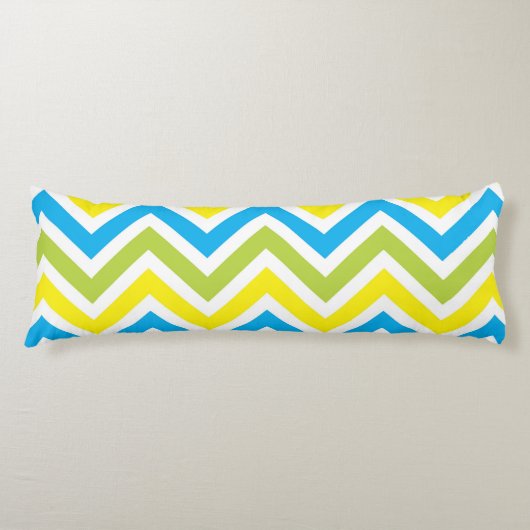 Chevron Pattern Lichaamskussen (Voorkant)
