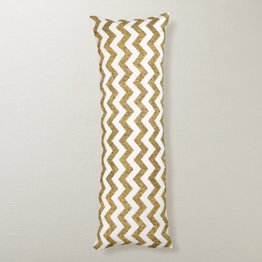 Chevron Pattern Lichaamskussen (Achterkant (Verticaal))
