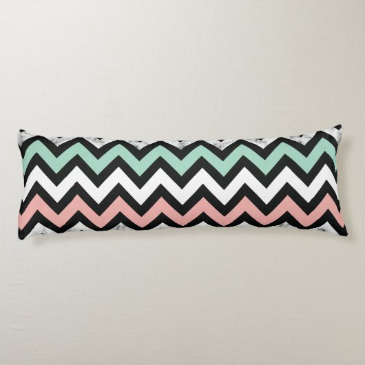 Chevron Pattern Lichaamskussen (Achterkant)