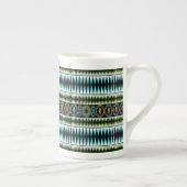 Chevron Pattern Porselein Kop (Rechts)