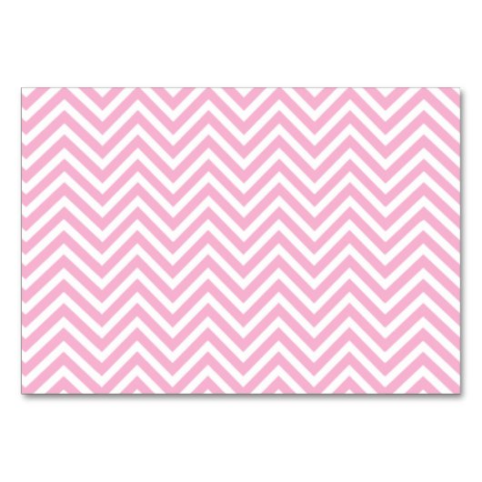 Chevron Pattern Roze Witte ZigZag Retro Kaart (Achterkant)