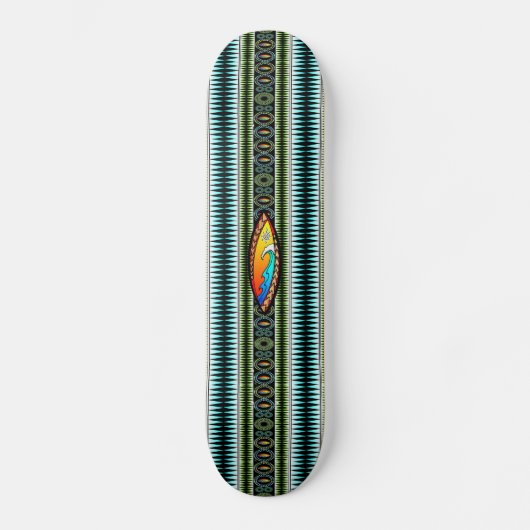 Chevron Pattern Skateboard (Voorkant)
