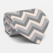 Chevron Pattern Stropdas (Opgerold)