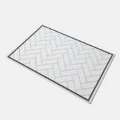 Chevron Pattern Tegel Deurmat (Schuin)