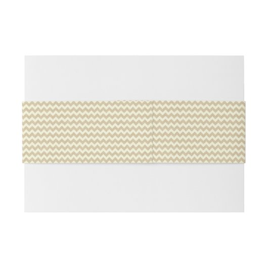 Chevron Pattern Uitnodigingen Wikkel (Achterkant Voorbeeld)