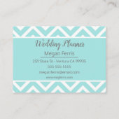 Chevron Pattern Visitekaartje (Achterkant)