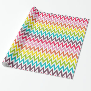 Chevron Rainbow Cadeaupapier