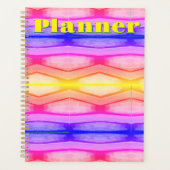 Chevron regenboog planner (Voorkant)