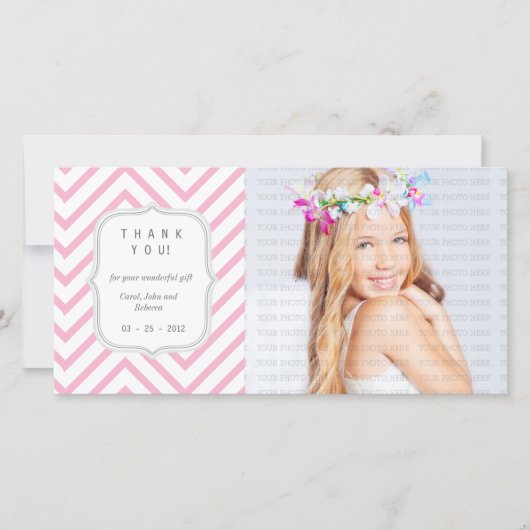 Chevron rose - tout Merci d'occasion (Devant)