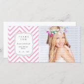 Chevron rose - tout Merci d'occasion (Devant / Derrière)