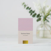 Chevron Soft Visitekaartje (Staand voorkant)