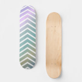 Chevron Stripe Design Skateboard (Voorkant)