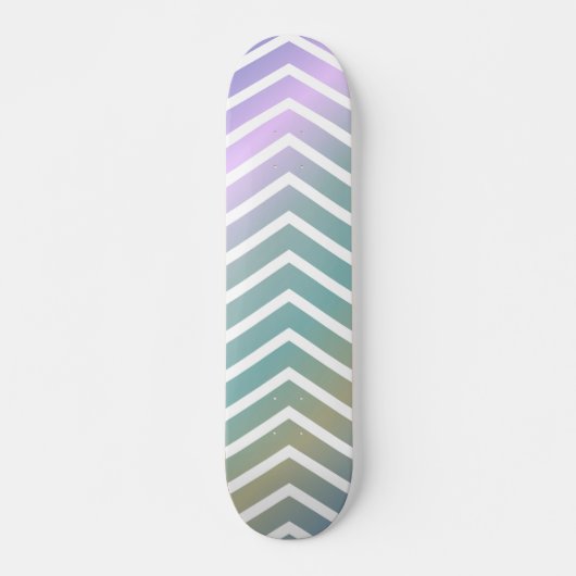 Chevron Stripe Design Skateboard (Voorkant)