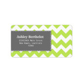 Chevron Stripes Etiket (Voorkant)