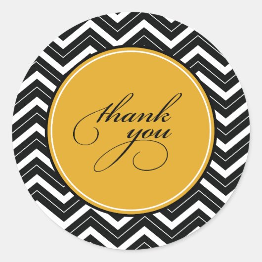 CHEVRON STRIPES | ÉTIQUETTES MERCI (Devant)