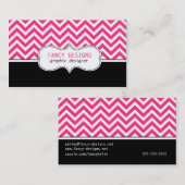 Chevron Stripes Visitekaartje (Voorkant / Achterkant)