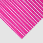 Chevron Tissue Paper - White on Hot Pink Tissuepapier (Detail)