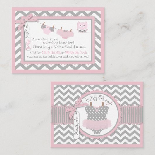 Chevron Tutu Diaper Jumper Owl Apportez une carte (Devant / Derrière)