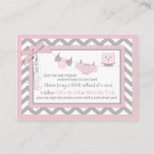 Chevron Tutu Diaper Jumper Owl Apportez une carte (Devant)