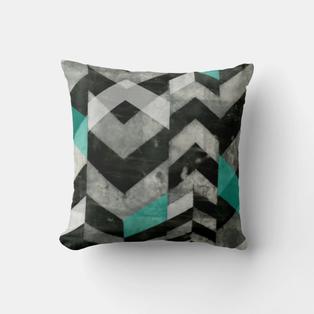 Chevron Uitsluiting II Kussen (Voorkant)