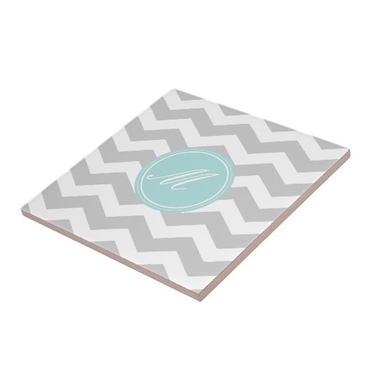 Chevron vert avec carreaux Monogram (Côté)